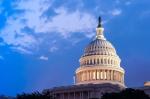 U.S. Capitol Dome at night